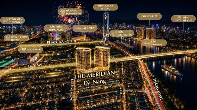 The Meridian Đà Nẵng – Tọa độ kim cương bên sông Hàn, liền kề Da Nang Downtown