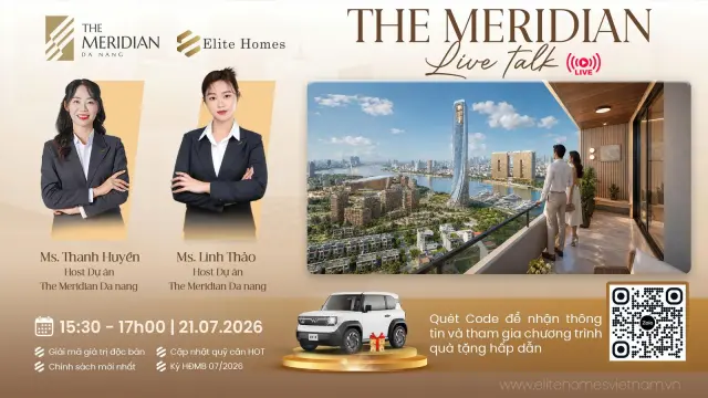 The Meridian Live Talk: Livestream giải mã giá trị an cư và đầu tư tại The Meridian Da Nang