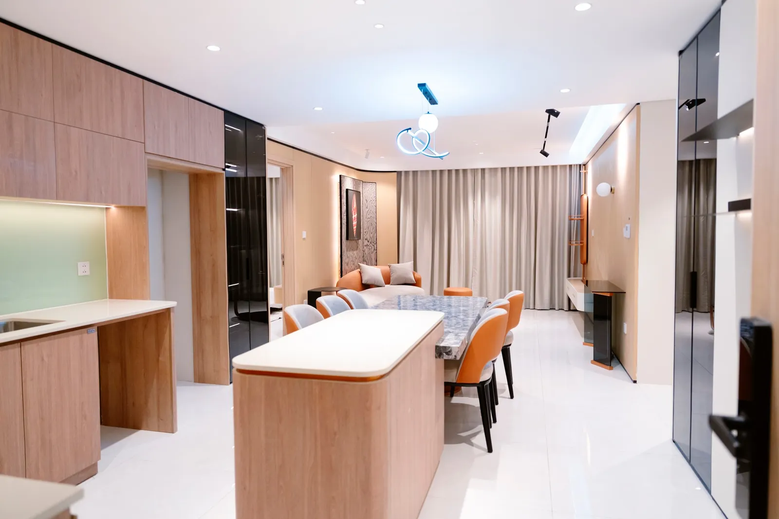 Căn hộ mẫu The Meridian Da Nang đã được hoàn thiện.