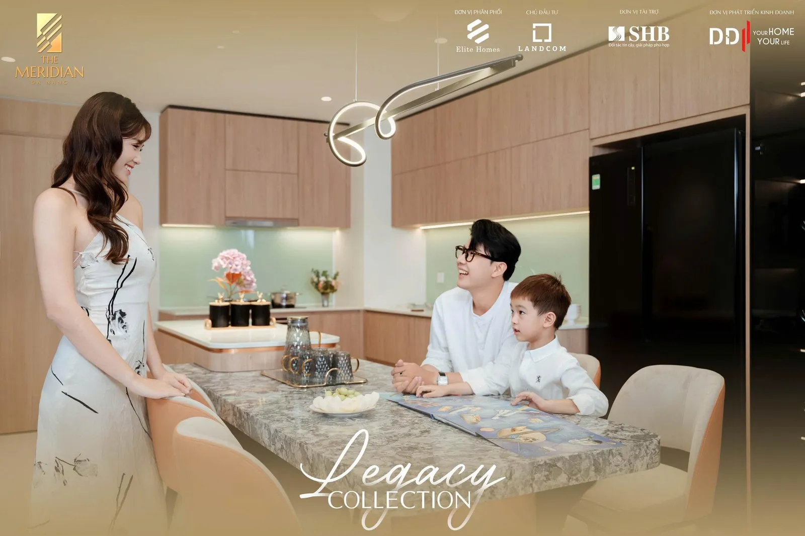 Legacy collection: Căn hộ 3BR tại The Meridian. Ảnh: DDI.