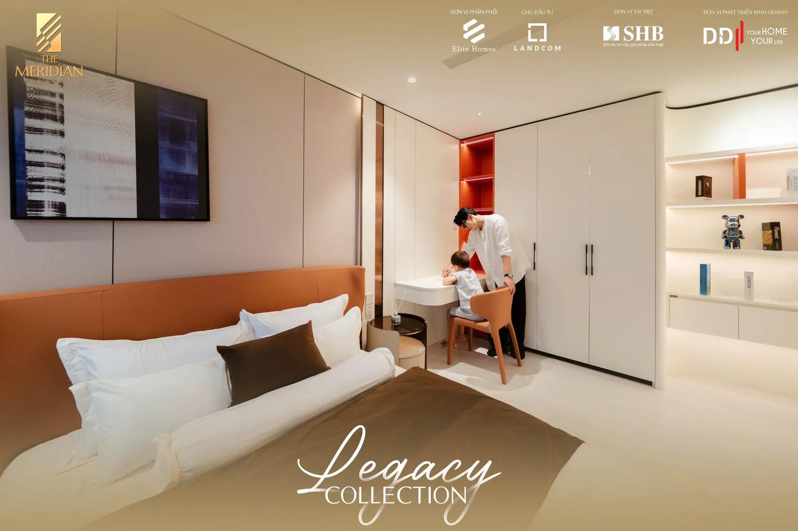 Legacy collection: Căn hộ 3BR tại The Meridian. Ảnh: DDI.