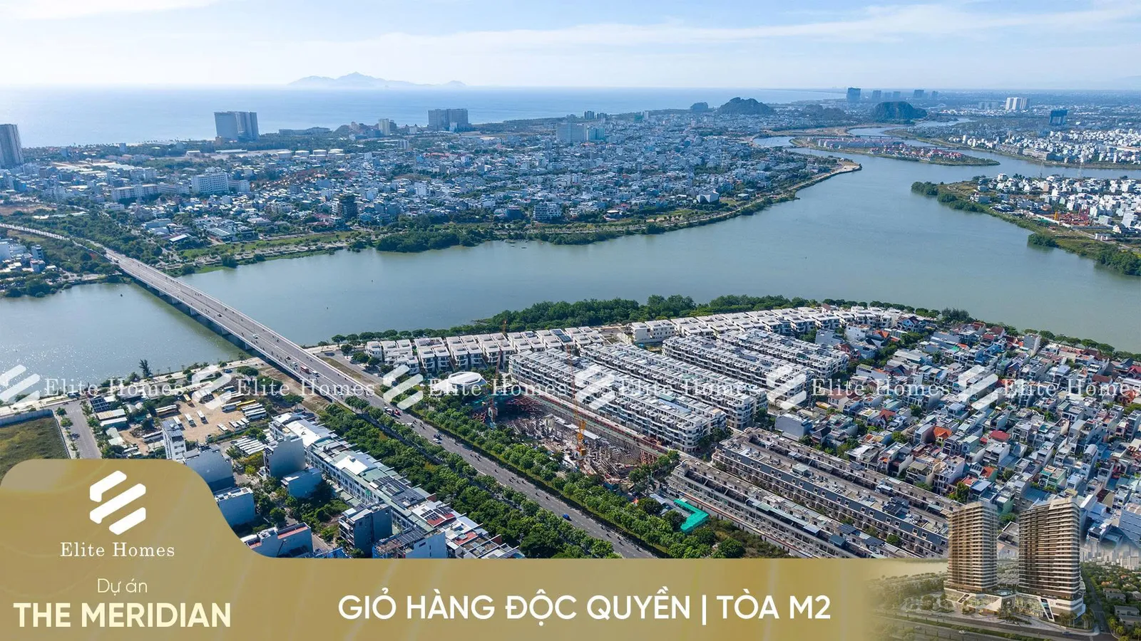 Cập nhật tiến độ thi công The Meridian Đà Nẵng tháng 06/2026: Tòa M2 tăng tốc triển khai