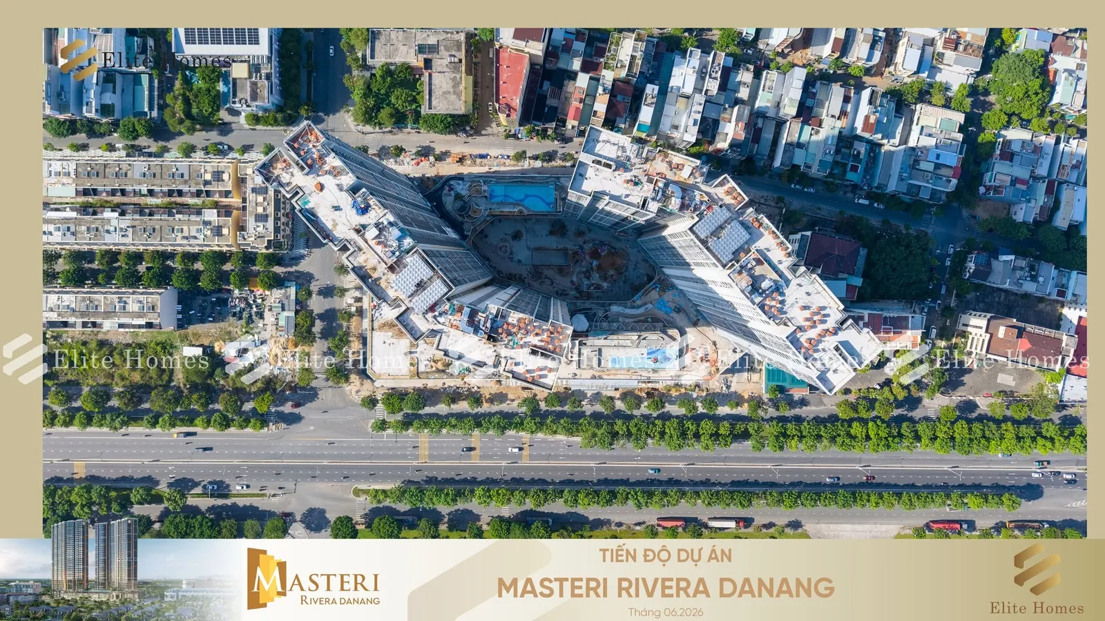 Tiến độ dự án Masteri Rivera Đà Nẵng.